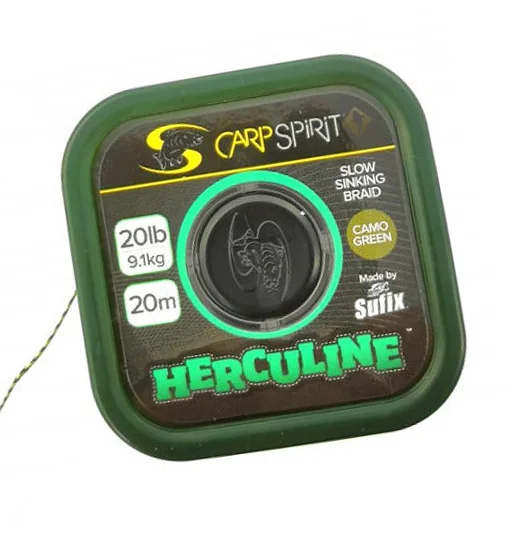 Повідцевий матеріал Carp Spirit Herculine Braid Camo Green 20m 9.1kg 20lb #0.16