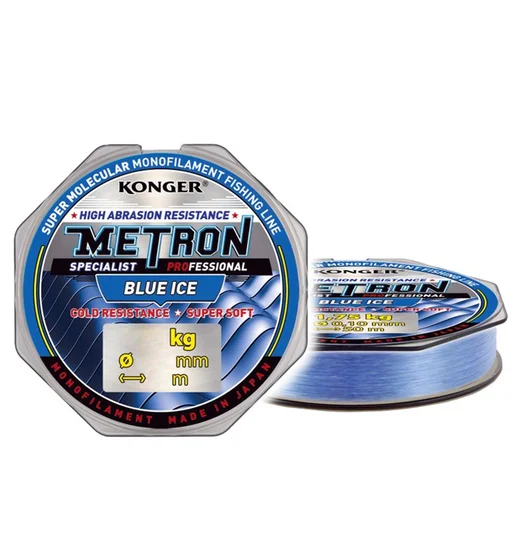 Жилка Konger Metron Specialist 30m 0.08mm Blue Ice