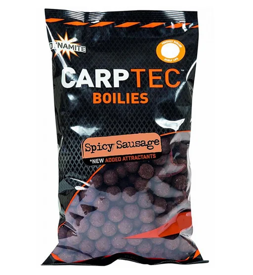 Бойлы Dynamite Baits Carp Tec Spicy Sausage 20mm 1kg