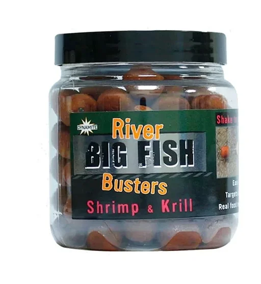 Бойли Dynamite Baits Big Fish River Busters Shrimp & Krill 12mm 120g