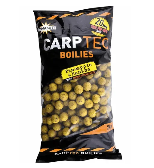 Бойлы Dynamite Baits Carp-Tec Pineapple & Banana 15mm 1.8kg