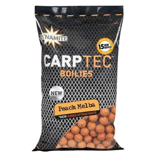Бойлы Dynamite Baits Carp-Tec Peach Melba 15mm Boilie 1.8kg