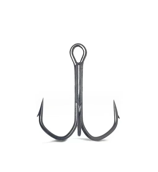 Гачки потрійні VMC Barbarian Treble Outside Barb Black Nickel 8 size 10pcs
