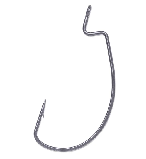 Гачки офсетні VMC Wide Gap Black Nickel 1/0 size 5pcs