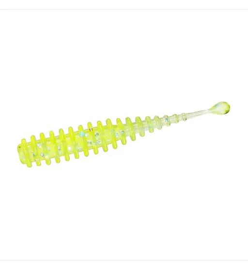 Силікон Daiwa Aji Hunter Worm Ring 1.5" 10pcs #Aurora Lemon