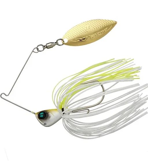 Спиннербейт Daiwa Steez Igla Type Leaf 1/4oz 7g #White Chart