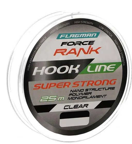 Жилка Force Rank Hook Length 0.25mm 25m Clear