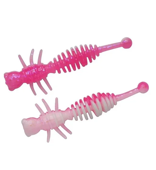 Cилікон Berkley PowerBait Power Larvae 55mm 10pcs #Pink/White