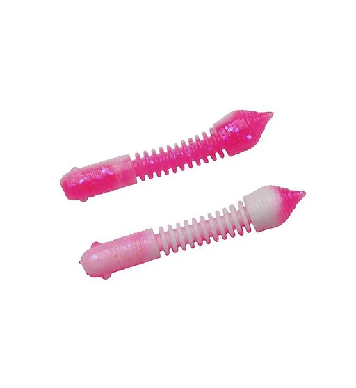 Cилікон Berkley PowerBait Power Pillar 40mm 12pcs #Pink/White