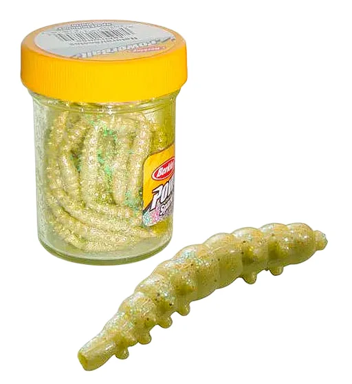 Cилікон Berkley PowerBait Power Honey Worm 25mm 60g #Yellow/Scales