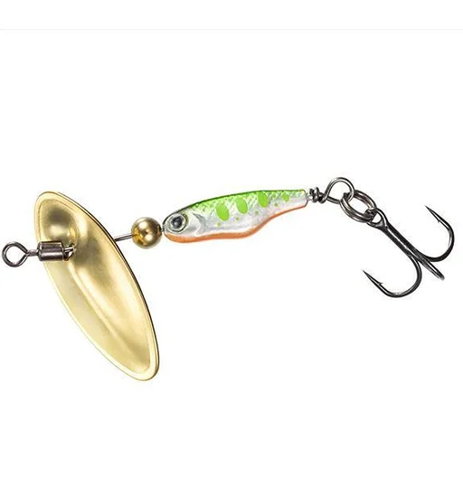 Блесна Daiwa Silver Creek Spinner SS 3.5g #Chart Yamame Orange Belly