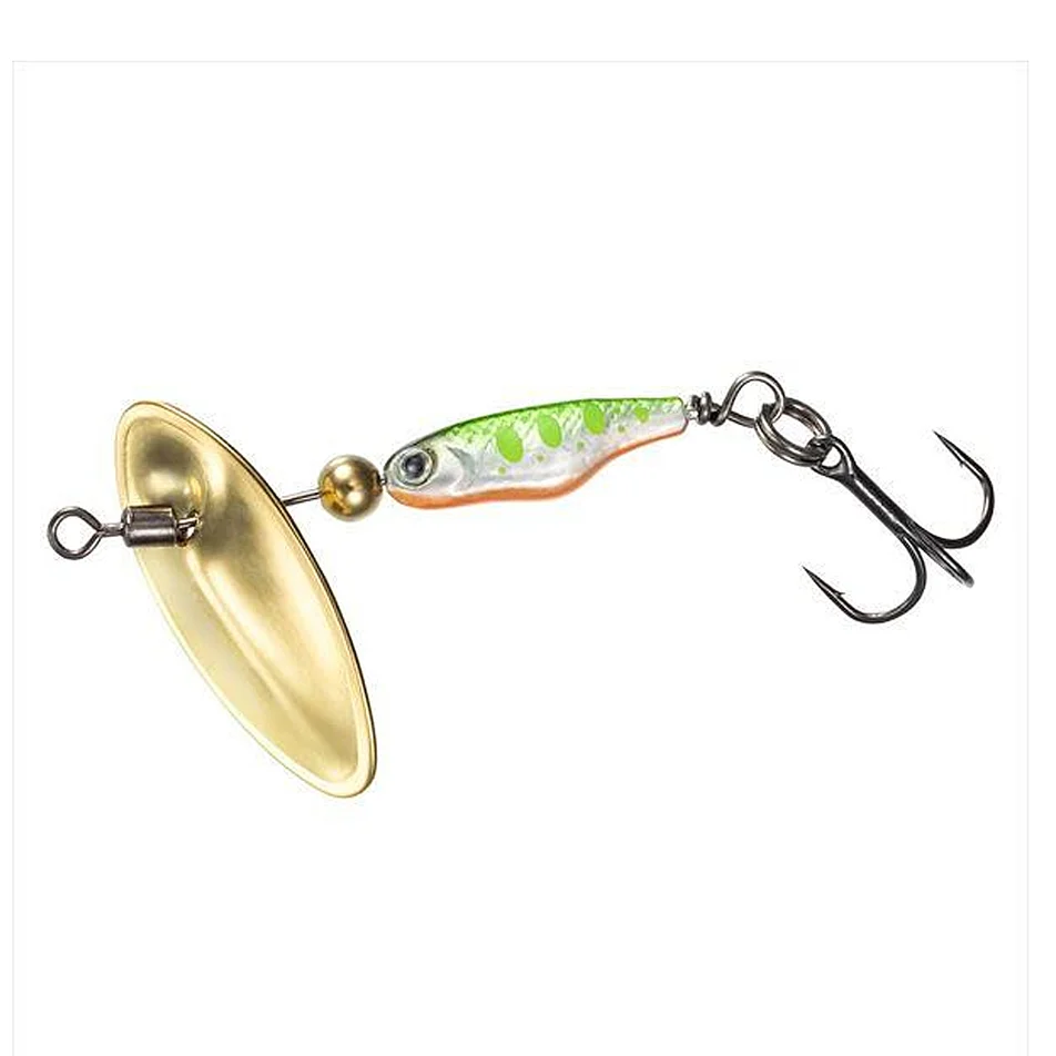 Блесна Daiwa Silver Creek Spinner SS 3.5g #Chart Yamame Orange Belly