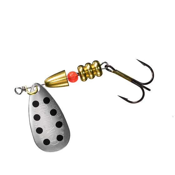 Блесна Daiwa Bretton #1 Black/Silver (2шт)