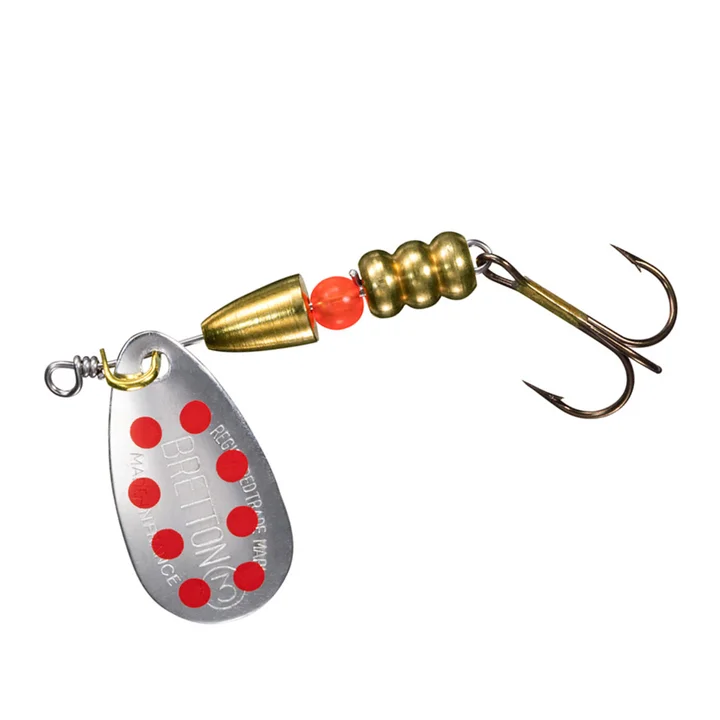 Блесна Daiwa Bretton #1 Red/Silver (2шт)