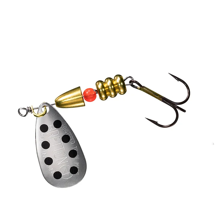 Блесна Daiwa Bretton #2 Black/Silver (2шт)