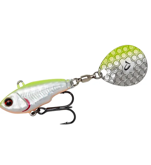 Тейл-спінер Savage Gear Fat Tail Spin NL S 65mm 12.5g #Lemon Bf