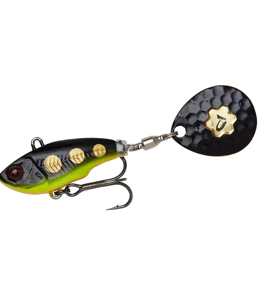 Тейлспінер Savage Gear Fat Tail Spin S 55mm 9g #Black Magic
