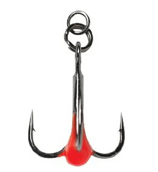 Тройник  Savage Gear Savage 1X Ring Rigged Hotspot 8 size 8pcs #Black Nickel