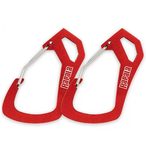 Карабин Rapala RCD Carabiner Red 2pcs