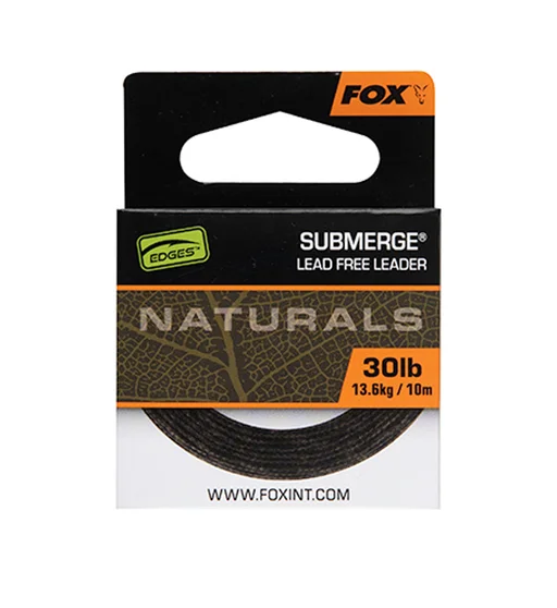 Лидкор Fox Edges Naturals Submerge Leader 10m 30lb/13.6kg