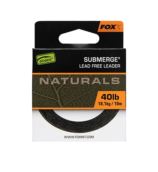 Лидкор Fox Edges Naturals Submerge Leader 10m 40lb/18.1kg