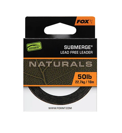 Лидкор Fox Edges Naturals Submerge Leader 10m 50lb/22.7kg