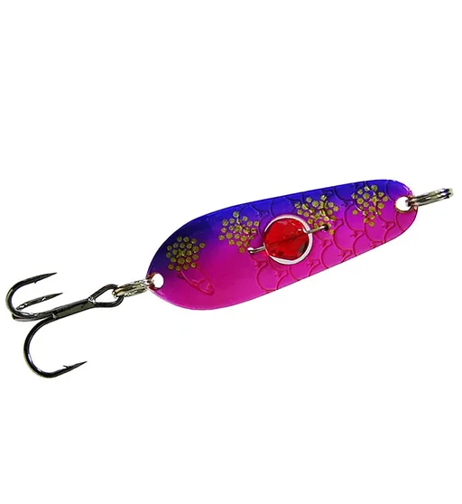 Блешня Kuusamo Rasanen 50mm 14g бусинка #Li/Pink/G-S UV