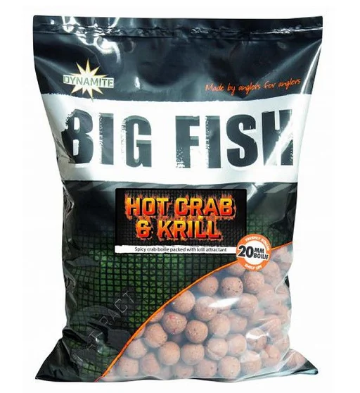 Бойли Dynamite Baits Hot Crab & Krill 20mm 1.8kg