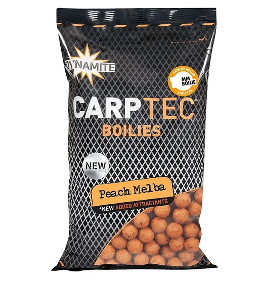 Бойлы Dynamite Baits Carp-Tec Peach Melba Boilie 20mm 1.8kg