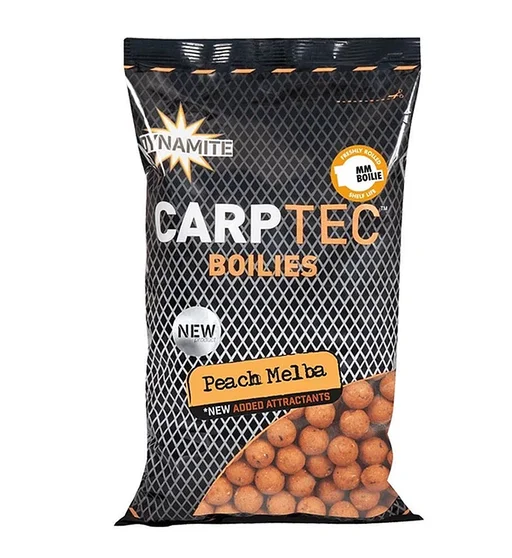 Бойлы Dynamite Baits Carptec Peach Melba Boilies 15mm 300g
