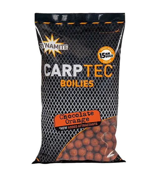 Бойли Dynamite Baits Carptec Chocolate Orange Boilies 15mm 300g