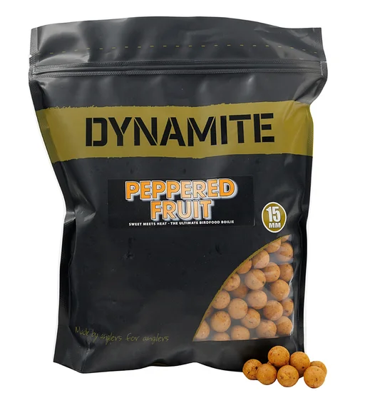 Бойли Dynamite Baits Peppered Fruit Boilies 15mm 1.8kg