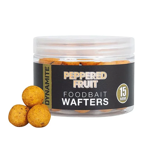 Бойли Dynamite Baits Peppered Fruit Fluro Wafter 15mm