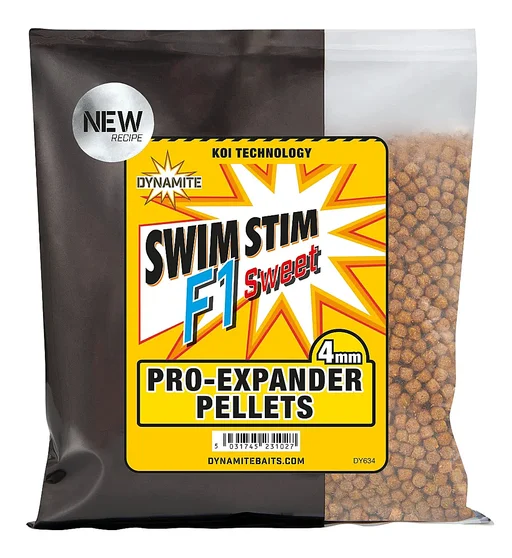Пеллетс Dynamite Baits Swim Stim Pro-Expander Pellets F1 Sweet 4mm 300g