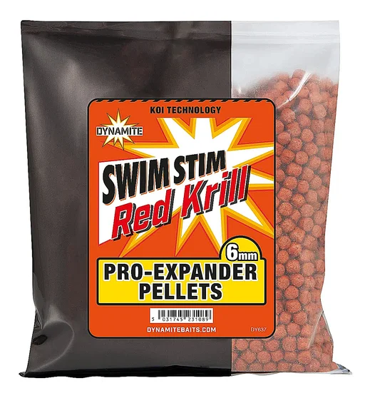 Пеллетс Dynamite Baits Swim Stim Pro-Expander Pellets Red Krill 4mm 300g