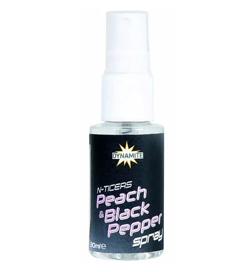 Спрей Dynamite Baits N-Ticers Peach & Black Pepper 30ml