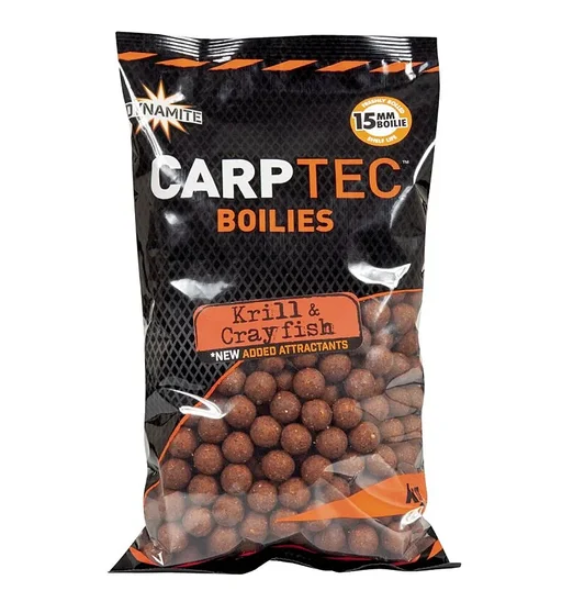 Бойли Dynamite Baits Carp-Tec Krill & Crayfish 15mm 1.8kg