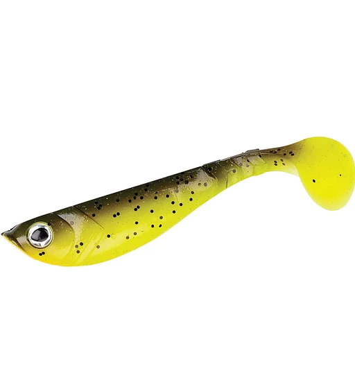 Силікон Berkley Pulse Shad 110mm 3pcs #Brown Chartreuse