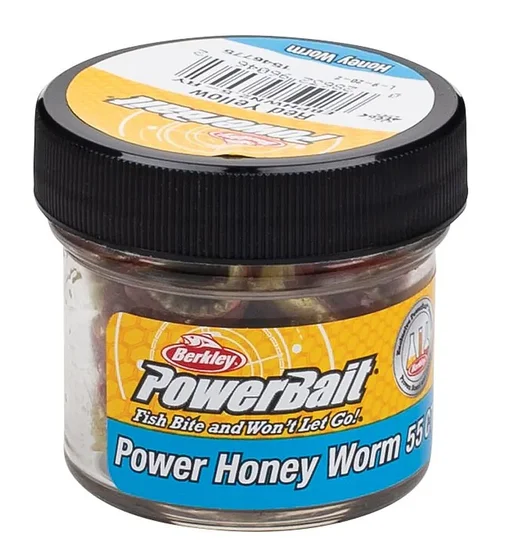 Силікон Berkley PowerBait Power Honey Worm 25mm 60g #Red/Yellow