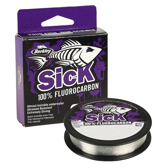 Флюрокарбон Berkley Sick Fluorocarbon Leader 50m 7kg 0.30mm #Clear