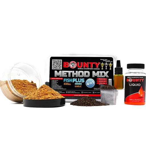Прикормка Bounty Method Mix4in1 Grill/Garlic