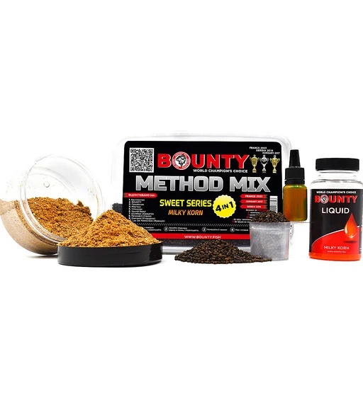Прикормка Bounty Method Mix4in1 Milky Korn