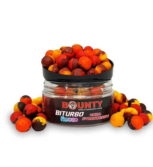 Преміум насадка Bounty Fluoro Biturbo Krill/Strawberry 10mm