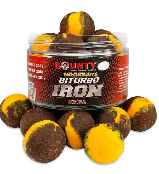 Премиум насадка Bounty Biturbo Iron Krill 16/20mm