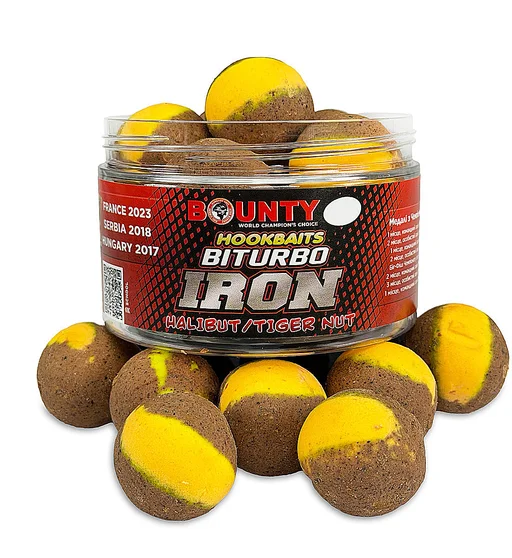 Преміум насадка Bounty Biturbo Iron Halibut/Tiger Nut 24mm