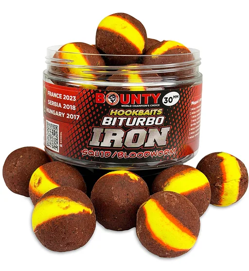 Премиум насадка Bounty Biturbo Iron Squid/Bloodworm 30mm