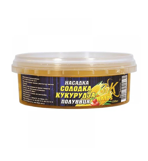 Насадка 3KBaits Солодка кукурудза полуниця 150ml