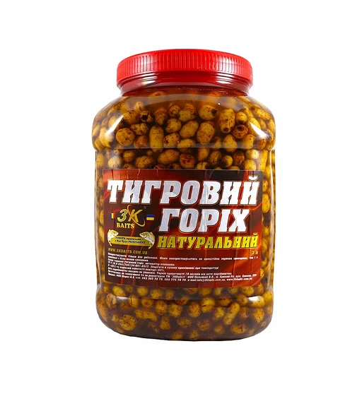 Прикормка 3KBaits Тигровый орех натуральный 3L