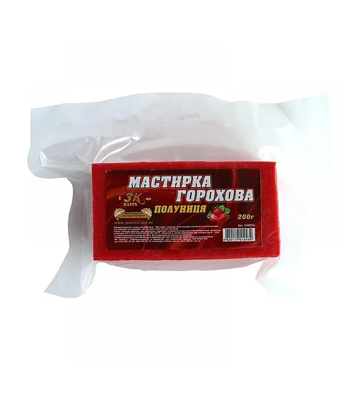 Мастырка 3KBaits Горох клубника 0.2kg