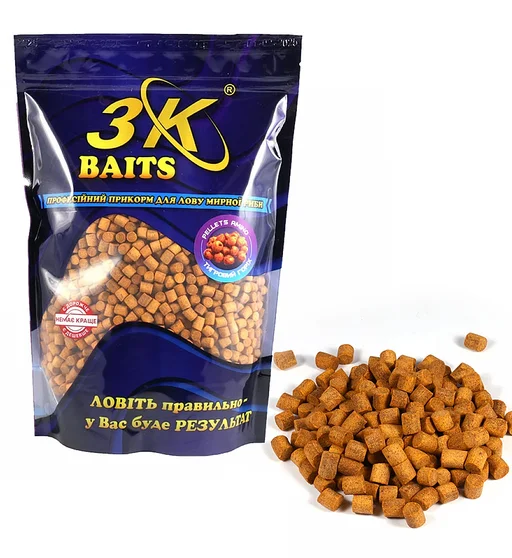 Пелетс 3KBaits Amino тигровий горіх 6mm 0.8kg